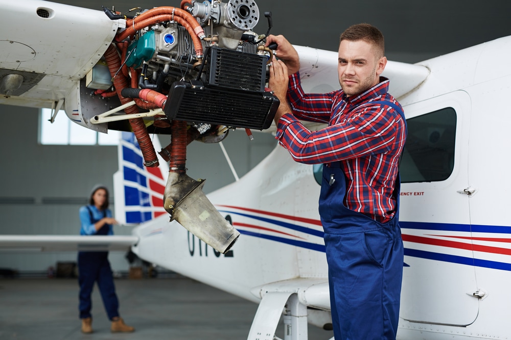 What is the job of an aircraft mechanic
