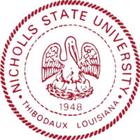 nicholls university state logo seal alumni branding louisiana