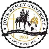 John Wesley University Seal