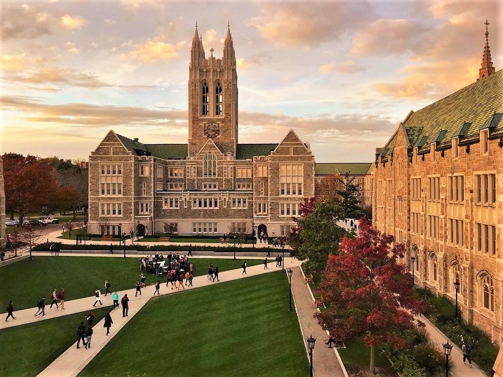 Boston College in Chestnut Hill, Massachusetts