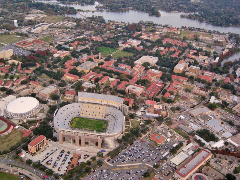 Louisiana State University in Baton Rouge, Louisiana