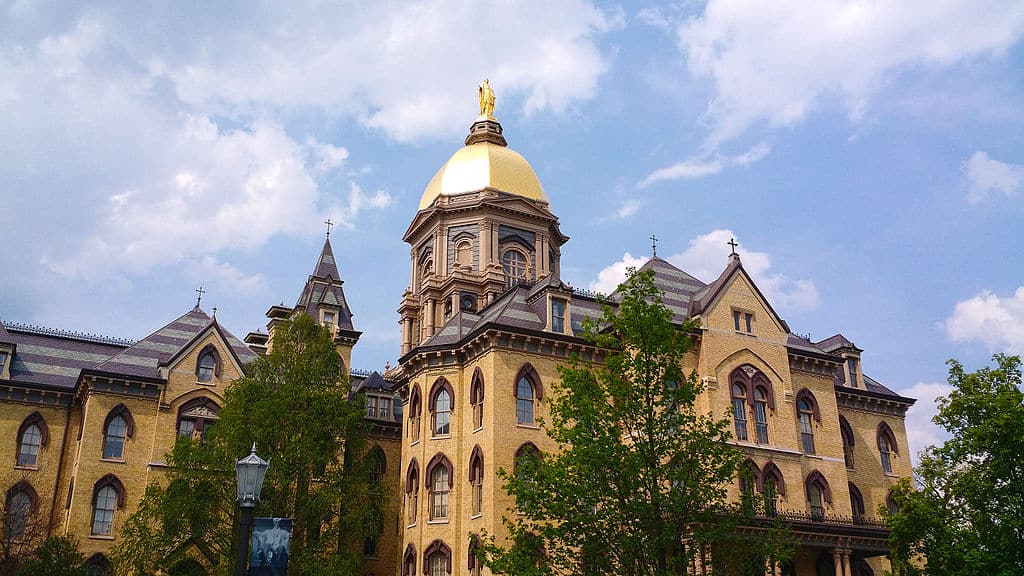 University of Notre Dame in Notre Dame, Indiana