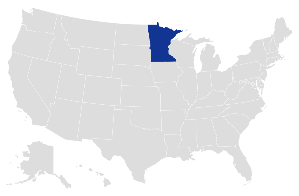 Map of the State of Minnesota, USA - Nations Online Project